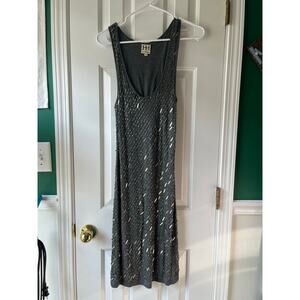 Haute Hippie Beaded Sequins Tank Dress Size Medium Formal
